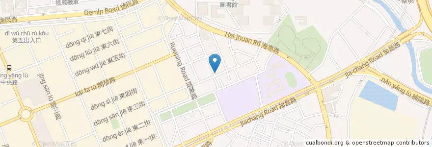 Mapa de ubicacion de 早安山丘 en 타이완, 가오슝시, 난쯔구.