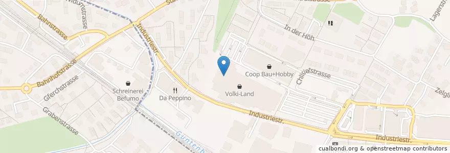 Mapa de ubicacion de Coop Vitality en Svizzera, Zurigo, Bezirk Uster, Volketswil.