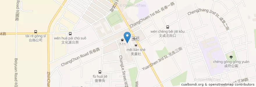 Mapa de ubicacion de 弎咖 θRICA CAFE en Taiwan, 桃園市, 中壢區.
