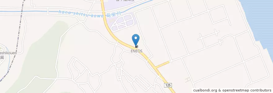 Mapa de ubicacion de ENEOS en Japan, Ibaraki Prefecture, Inashiki County, Ami.