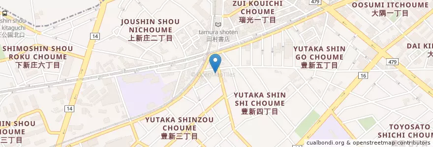 Mapa de ubicacion de 大人のホルモン en Japon, Préfecture D'Osaka, 大阪市, 東淀川区.