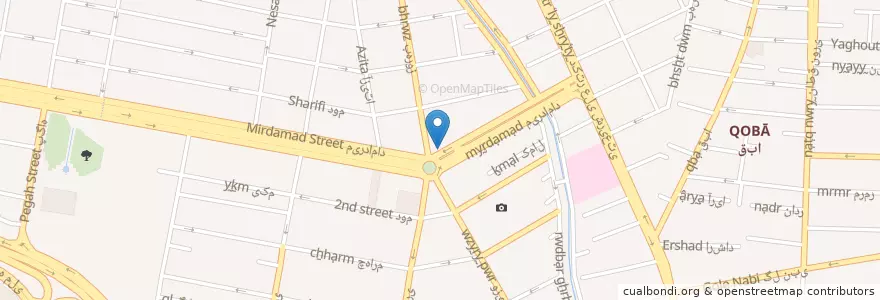 Mapa de ubicacion de ایستگاه پلیس en Iran, Téhéran, شهرستان تهران, Téhéran, بخش مرکزی شهرستان تهران.