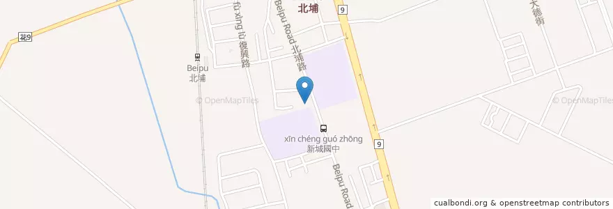Mapa de ubicacion de 吾家麵店 en 臺灣, 臺灣省, 花蓮縣, 新城鄉.