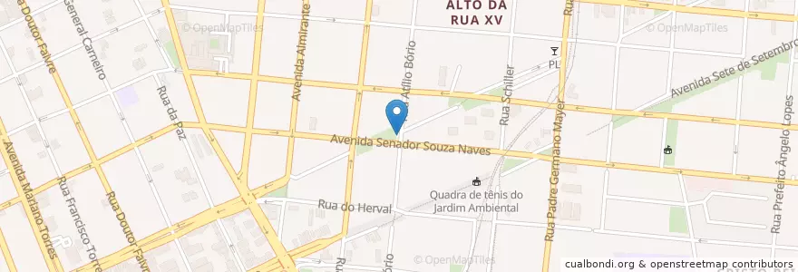Mapa de ubicacion de Ponto de Taxi en Brasile, Regione Sud, Paraná, Região Geográfica Intermediária De Curitiba, Região Metropolitana De Curitiba, Microrregião De Curitiba, Curitiba.