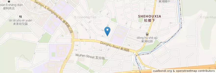 Mapa de ubicacion de 三弄咖啡館 en Taiwan, 新北市, Taipé.