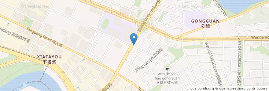 Mapa de ubicacion de 上品軒涮涮鍋 en Тайвань, Новый Тайбэй, Тайбэй, Нэйху.