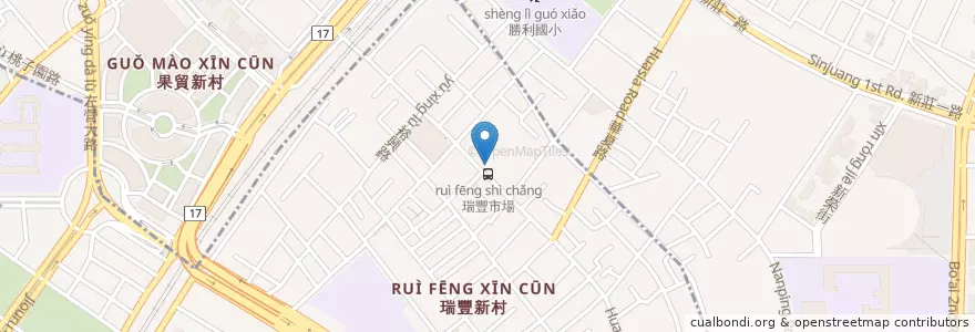 Mapa de ubicacion de 麥咖啡 en Тайвань, Гаосюн.