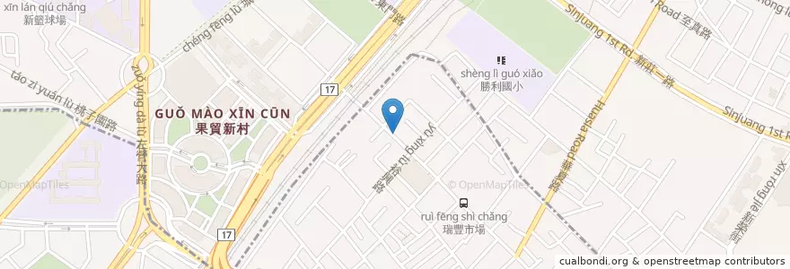 Mapa de ubicacion de 京圓咖哩 en 臺灣, 高雄市.