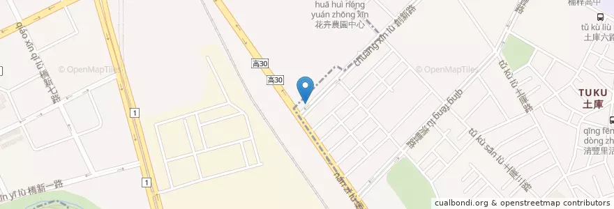 Mapa de ubicacion de 好味越式料理 en Taiwan, Kaohsiung, 楠梓區.
