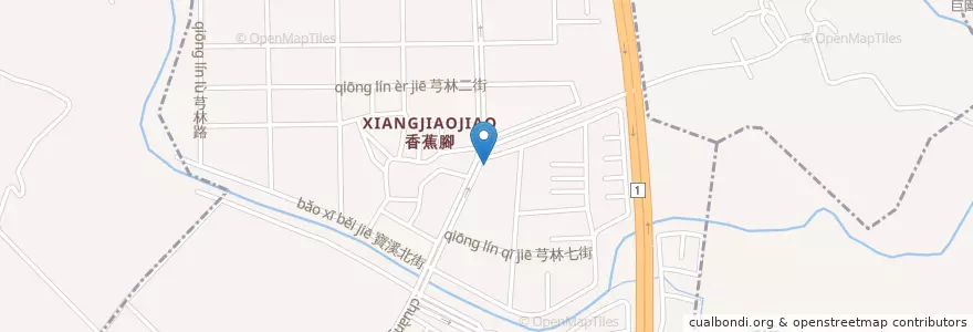 Mapa de ubicacion de 佳盈投幣式洗車 en 타이완, 가오슝시, 난쯔구.