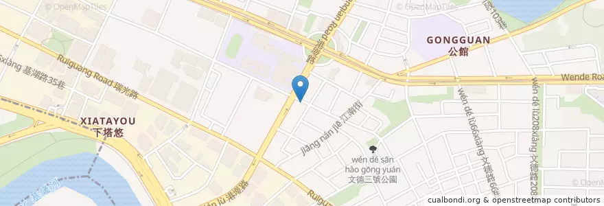 Mapa de ubicacion de 瞞著爹 en 台湾, 新北市, 台北市, 内湖区.