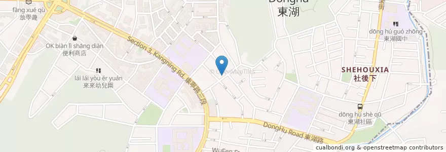 Mapa de ubicacion de 令和壽司 en Taiwan, 新北市, Taipei, 內湖區.