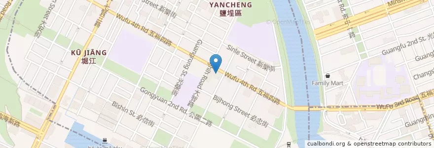 Mapa de ubicacion de 989 Bar en 台湾, 高雄市, 塩埕区.