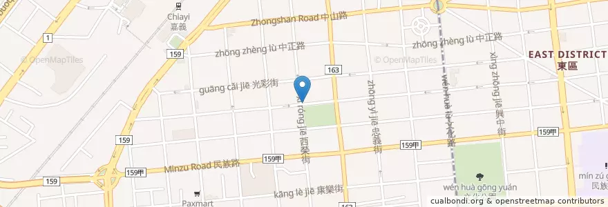 Mapa de ubicacion de 仁惠婦產科 en Taïwan, Province De Taïwan, Chiayi, Comté De Chiayi, 西區.