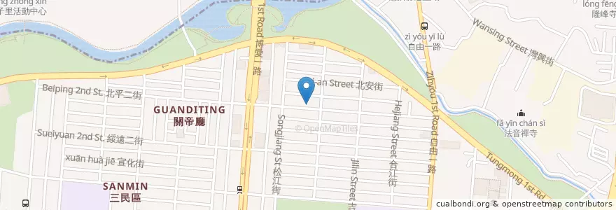 Mapa de ubicacion de 蔡智禮診所 en Taiwan, Kaohsiung, 三民區.