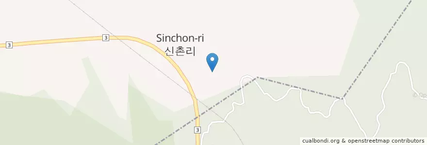 Mapa de ubicacion de 동원대학교 도서관 en Korea Selatan, Gyeonggi, 이천시.