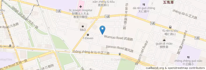 Mapa de ubicacion de 提摩希 en Тайвань, Гаосюн, 苓雅區.