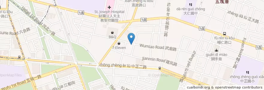 Mapa de ubicacion de cama café en 臺灣, 高雄市, 苓雅區.