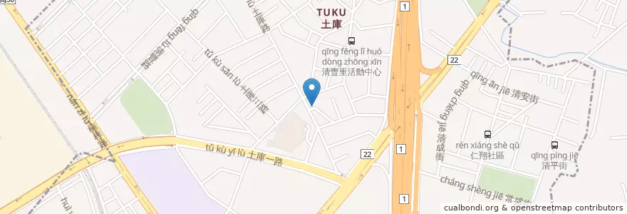 Mapa de ubicacion de 吃飽飽宵夜吐司 en 台湾, 高雄市, 楠梓区.