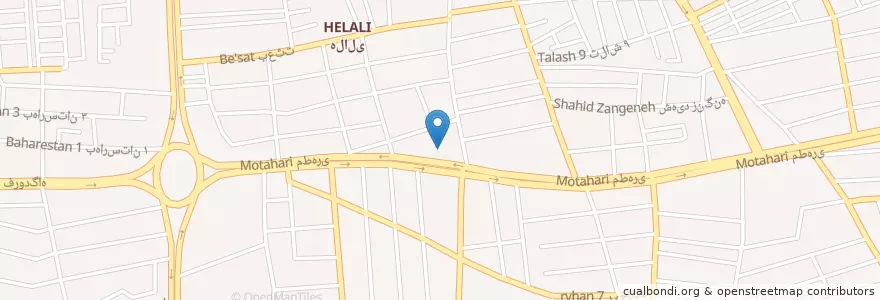 Mapa de ubicacion de آموزشگاه رانندگی روشن en Iran, Buschehr, شهرستان بوشهر, بخش مرکزی شهرستان بوشهر, دهستان حومه بوشهر, بوشهر.
