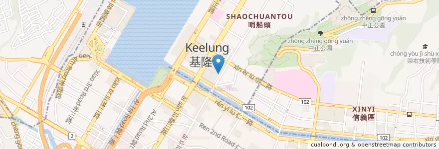 Mapa de ubicacion de 八方雲集 en 臺灣, 臺灣省, 基隆市, 仁愛區.
