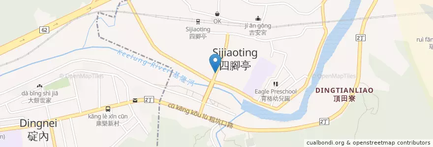 Mapa de ubicacion de 歌林麵店 en 타이완, 신베이 시, 루이팡 구.