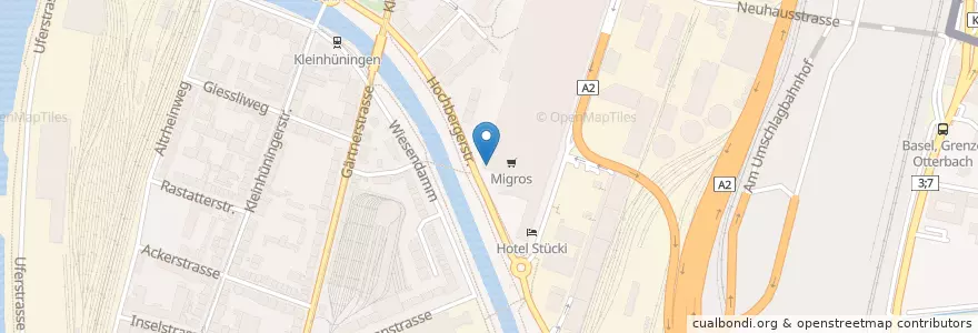Mapa de ubicacion de Nooch Asian Kitchen en İsviçre, Basel-Stadt, Basel.