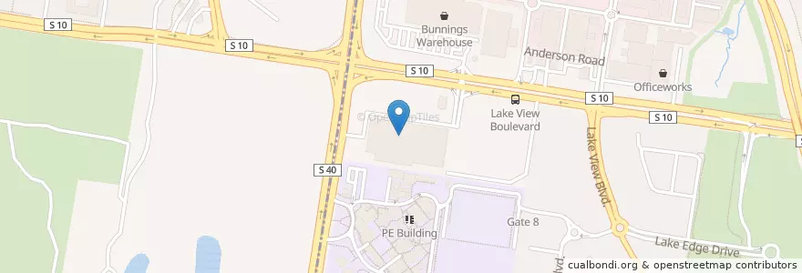 Mapa de ubicacion de Chemist Warehouse en استرالیا, Victoria, City Of Greater Dandenong.
