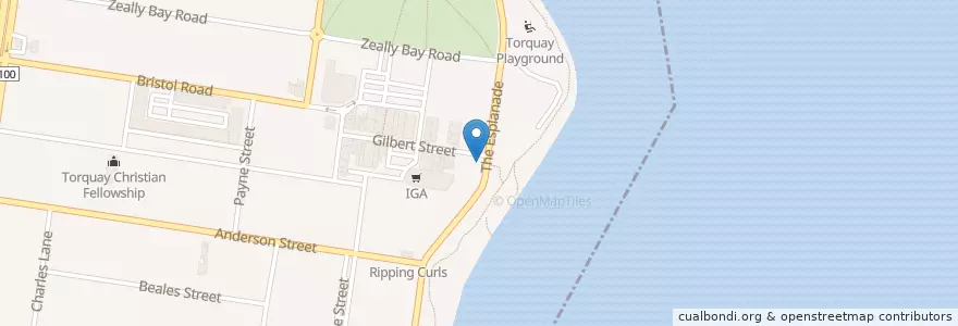 Mapa de ubicacion de Pholklore en Avustralya, Victoria, Surf Coast Shire.