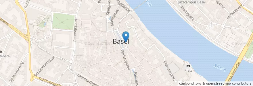 Mapa de ubicacion de ViCafe en 瑞士, Basel-Stadt, Basel.