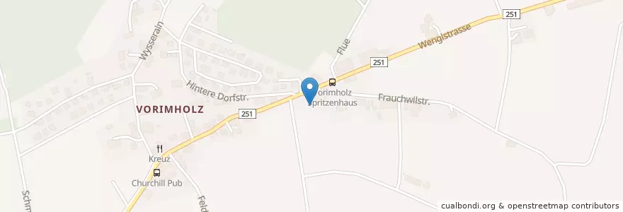 Mapa de ubicacion de Bronzeskulptur Weingut Carduff en Швейцария, Берн, Verwaltungsregion Seeland, Verwaltungskreis Seeland, Grossaffoltern.