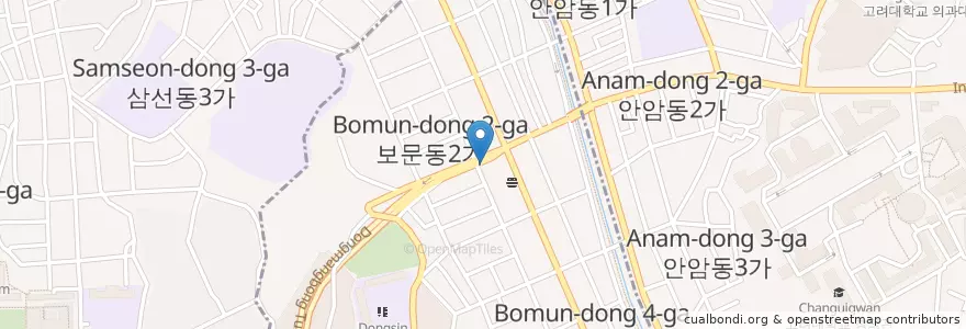 Mapa de ubicacion de 정순설렁탕 en 대한민국, 서울, 성북구.