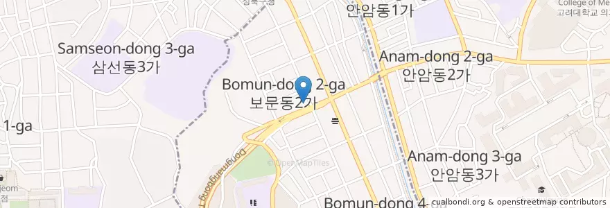 Mapa de ubicacion de MG새마을금고 en 대한민국, 서울, 성북구.