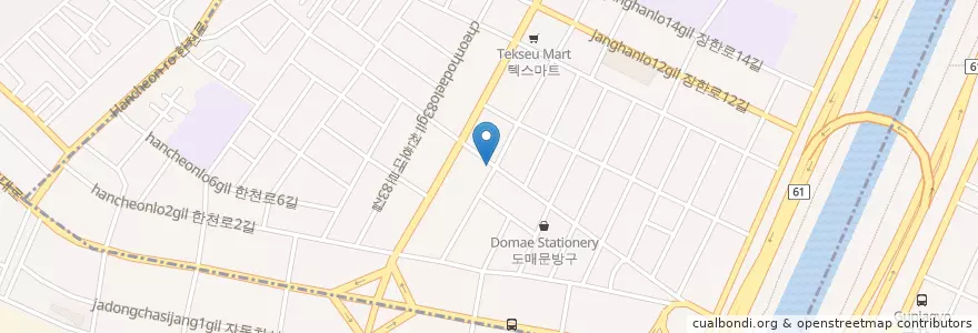 Mapa de ubicacion de 조현약국 en 韩国/南韓, 首尔, 東大門區.