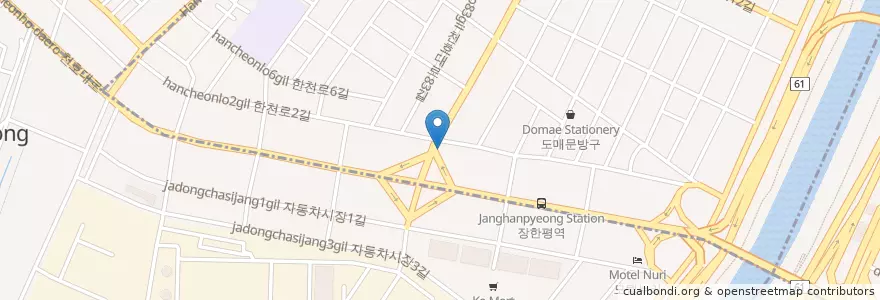Mapa de ubicacion de NH농협은행 en Республика Корея, Сеул, 성동구.