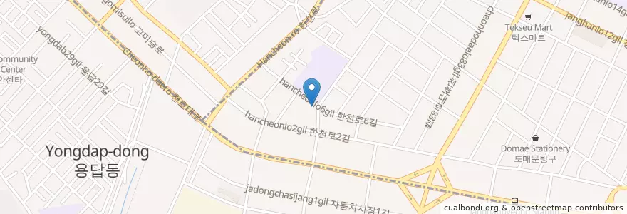 Mapa de ubicacion de 무등산왕              돌구이집 en کره جنوبی, سئول, 성동구.