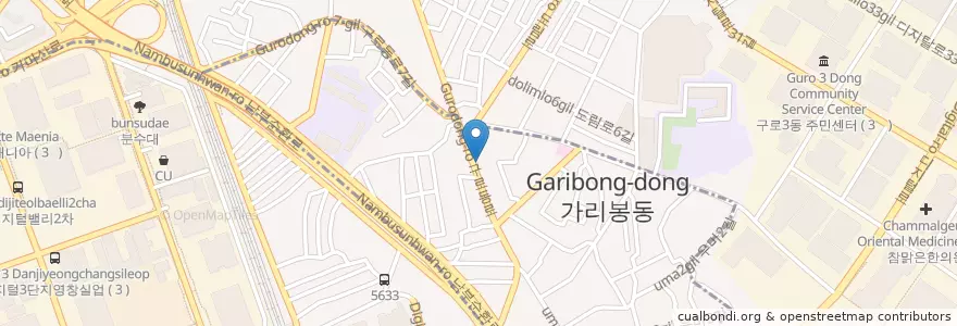 Mapa de ubicacion de 황금.만남.추억의밤 en Corea Del Sur, Seúl.