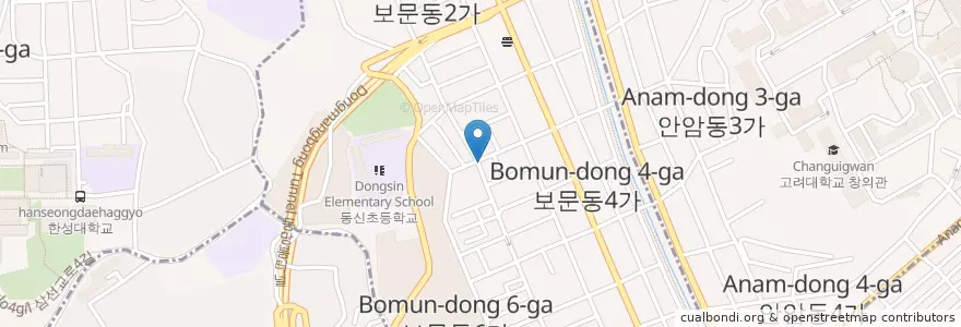 Mapa de ubicacion de 하늘비전교회 en 대한민국, 서울.