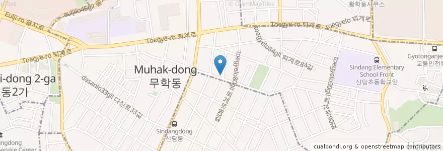 Mapa de ubicacion de 긴난(일식) en Güney Kore, Seul, 중구.