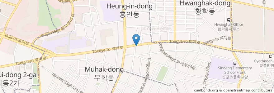 Mapa de ubicacion de 중구공영주차장 en Corea Del Sud, Seul.