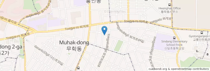 Mapa de ubicacion de 김밥나라 en Corea Del Sud, Seul.
