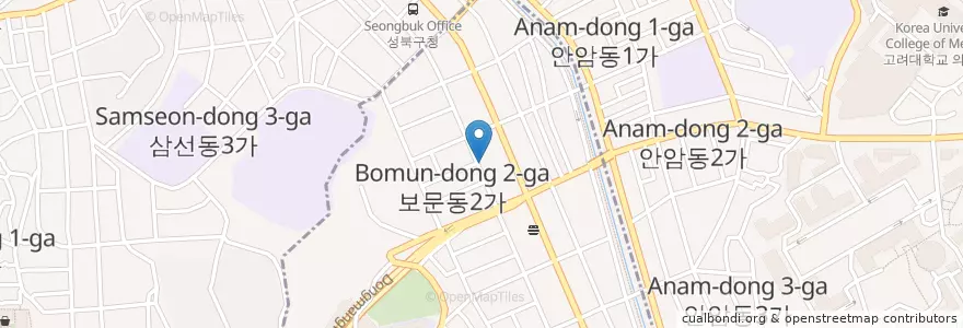 Mapa de ubicacion de 이룸치과 en 대한민국, 서울, 성북구.