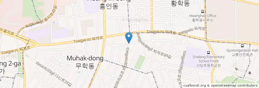 Mapa de ubicacion de 화돈가(직화구이) en کره جنوبی, سئول.