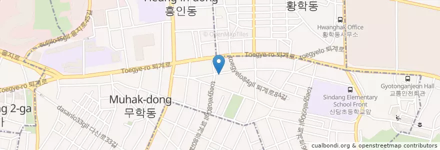 Mapa de ubicacion de 미보라노래방 en Südkorea, Seoul.