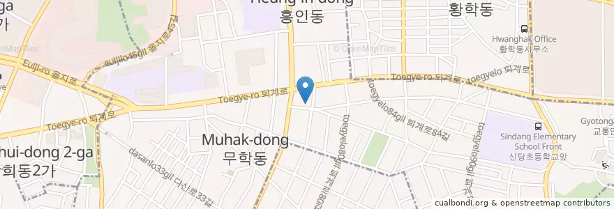 Mapa de ubicacion de 두메골삼겹불고기-24h en Республика Корея, Сеул.