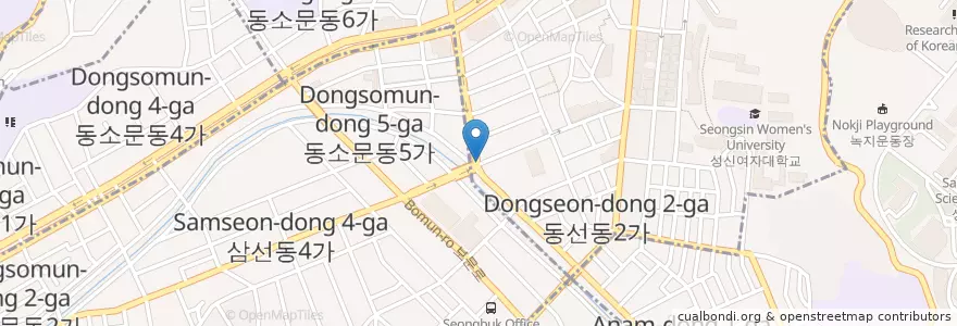 Mapa de ubicacion de 계산온누리약국 en 대한민국, 서울, 성북구.