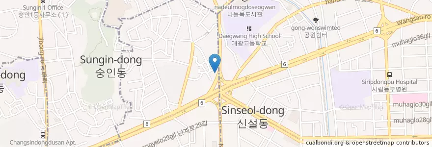Mapa de ubicacion de 한우장터. 그옆수도인력 en Zuid-Korea, Seoel.