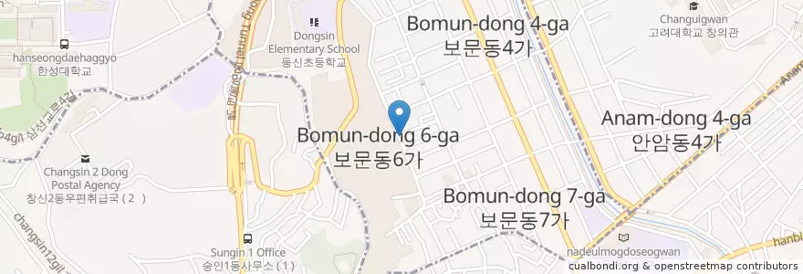 Mapa de ubicacion de 스팀세차 en Güney Kore, Seul.