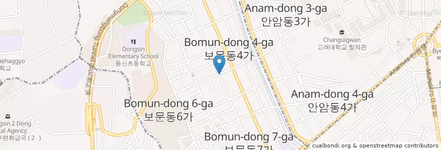 Mapa de ubicacion de 행복손칼국수 en Corea Del Sud, Seul.