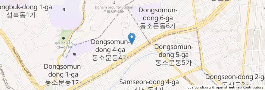 Mapa de ubicacion de 치과 이해박는집 en 대한민국, 서울, 성북구.